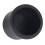Coppa dosatrice antistatica in alluminio 51/53/54mm nera 9