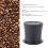 Coppa dosatrice antistatica in alluminio 51/53/54mm nera 3