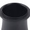 Coppa dosatrice antistatica in alluminio 51/53/54mm nera 6