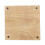 4-Player Shut The Box Game - Pine 35x35 cm,8 Dice 10
