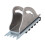 Leiter-Schuh-Set Stahl 14x5,3 cm 376 g Leiterfüße 8