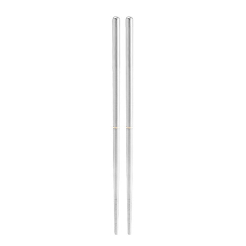 Bâtonnets chinois pliables en titane - creux et portables 1