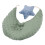 Infant Newborn Cotton Nursing Pillow Bean Design - Turquoise 14