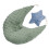 Infant Newborn Cotton Nursing Pillow Bean Design - Turquoise 12