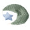 Infant Newborn Cotton Nursing Pillow Bean Design - Turquoise 10