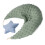 Infant Newborn Cotton Nursing Pillow Bean Design - Turquoise 8