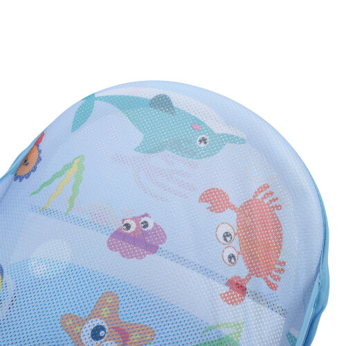Chaise de bain pour bébé pliable, assise en filet, base de 32 cm 2