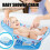 Chaise de bain pour bébé pliable, assise en filet, base de 32 cm 7