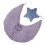 Cuscino modellante per neonati in cotone viola 10