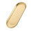 201 Ovales Tablett Gold, Medium, mit flachem Boden 23  9,3 cm 7