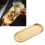 201 Ovales Tablett Gold, Medium, mit flachem Boden 23  9,3 cm 12