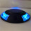 Riflettore stradale solare 800 mAh 12 LED Blu alluminio 3