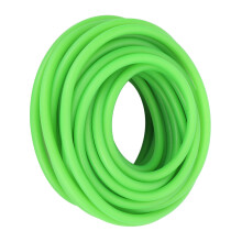 Schleuderschnur Latex-Röhre 10 m Schneller Rückprall, schöne Flachheit, Natur Latex-Band für DIY Schleudersitz, fluoreszierendes Grün