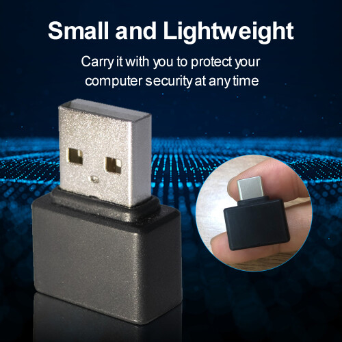 Lector de huellas USB-C negro 2.6x1.8x1cm 1