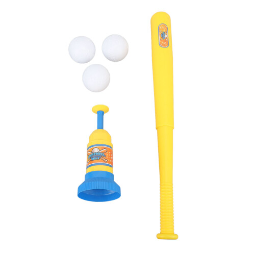 Durable Kids Baseball Batting Set with 3 Lightweight Balls Included 2