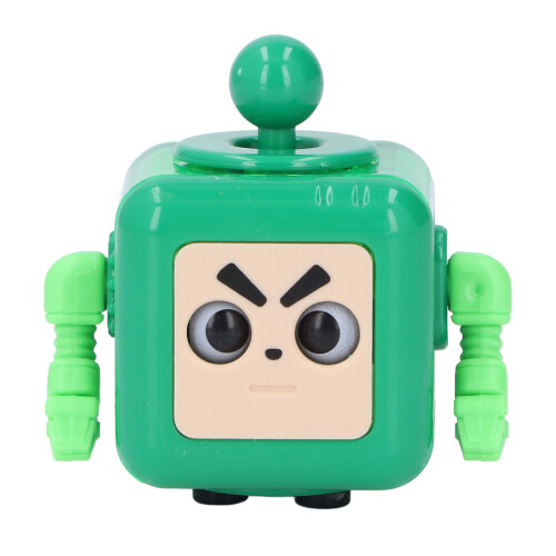 Robot rilassante portatile verde in blocco ABS - Stress 2