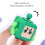 Robot rilassante portatile verde in blocco ABS - Stress 4
