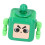 Robot rilassante portatile verde in blocco ABS - Stress 15
