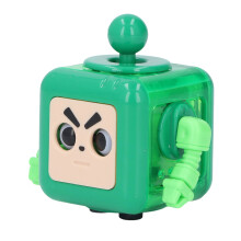 Grünes tragbares beruhigendes Roboter-Block-Spielzeug aus ABS