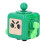 Robot rilassante portatile verde in blocco ABS - Stress 1
