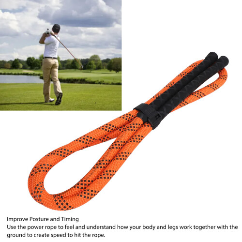 Golf-Schwung-Seiltrainer 14,2 oz Orange/Schwarz 2
