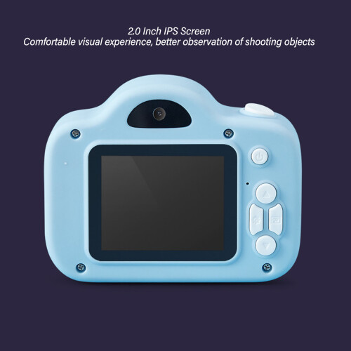40MP Kids Digital Camera, 1080P Video, 32GB Expandable, Blue 2