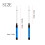 Durable ABS Nylon Jazz Drumstick Brushes - 1 Pair in Blue White 2