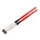 Red White Drum Brushes Pair - Nylon Wire for Jazz & Percussion Instruments 9