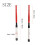 Red White Drum Brushes Pair - Nylon Wire for Jazz & Percussion Instruments 2