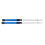 Durable ABS Nylon Jazz Drumstick Brushes - 1 Pair in Blue White 12