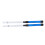 Durable ABS Nylon Jazz Drumstick Brushes - 1 Pair in Blue White 8