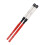 Red White Drum Brushes Pair - Nylon Wire for Jazz & Percussion Instruments 11