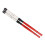 Red White Drum Brushes Pair - Nylon Wire for Jazz & Percussion Instruments 1