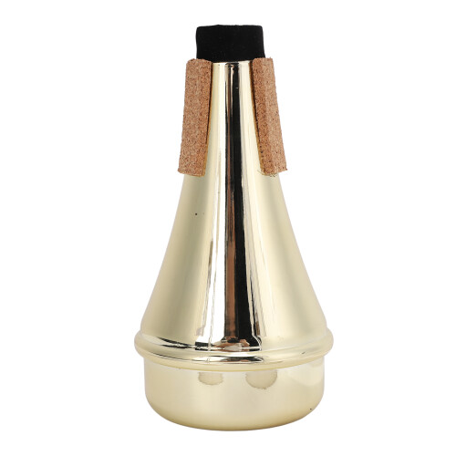 Muto di pratica per tromba 1 pezzo ABS Oro 13.3x7x2.1 cm 2