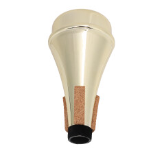 Muto di pratica per tromba 1 pezzo ABS Oro 13.3x7x2.1 cm