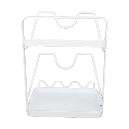 Râtelier à couvercles de casseroles à double étage 18,2  22,5  13,3 cm