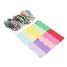Segnalibri vuoti colorati Carte x100 Nappe x100 14,15 cm