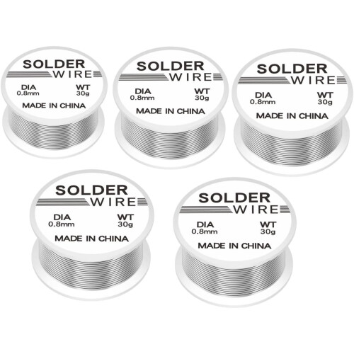 Solder Wire 0.8 Mm 30 G 5 Pieces For Electronics Soldering 2