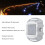 Luz solar de terraza con 12 LEDs, plateada y roja, 800 mAh 8