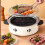 Barbecue à charbon portable de 880 g pour camping 13