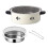 Barbecue à charbon portable de 880 g pour camping 3