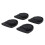 Tappo antiversamento in silicone, 4x3,5 cm, Nero, 4 pezzi 12