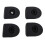 Tappo antiversamento in silicone, 4x3,5 cm, Nero, 4 pezzi 15