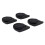 Tappo antiversamento in silicone, 4x3,5 cm, Nero, 4 pezzi 9