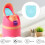 4 pezzi FreeSip tappo in silicone, 4x3,5 cm, Blu cielo 5