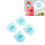 4 pezzi FreeSip tappo in silicone, 4x3,5 cm, Blu cielo 16