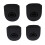 Tappo antiversamento in silicone, 4x3,5 cm, Nero, 4 pezzi 7