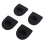 Tappo antiversamento in silicone, 4x3,5 cm, Nero, 4 pezzi 13