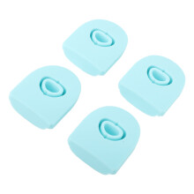 4 pezzi FreeSip tappo in silicone, 4x3,5 cm, Blu cielo