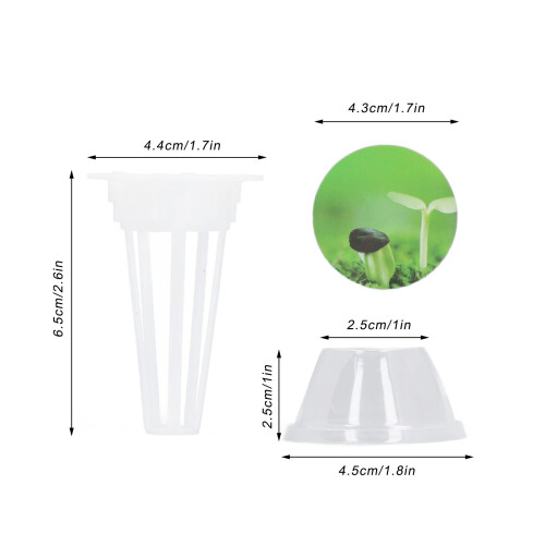 Kit de pods hydroponiques ensemble 1 4,4  6,5 cm / 4,5  2,5  2,5 cm 1